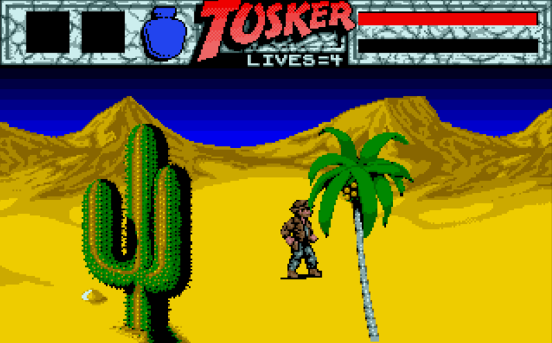 Tusker - Atari ST game screenshot (1989) by System 3